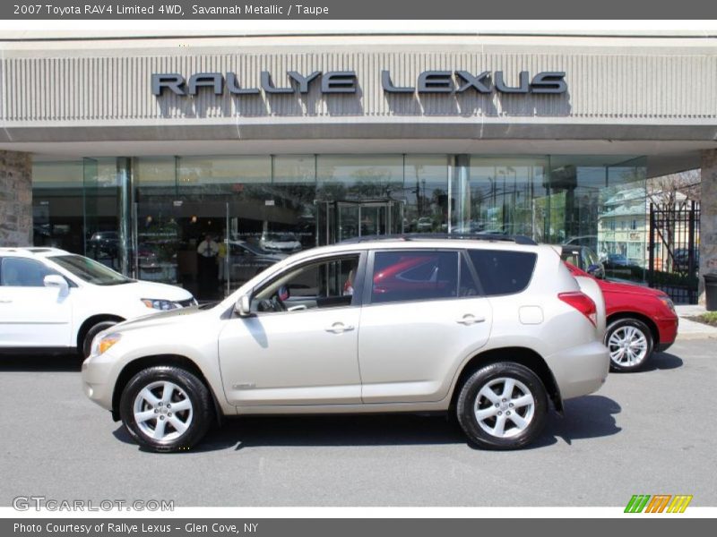 Savannah Metallic / Taupe 2007 Toyota RAV4 Limited 4WD