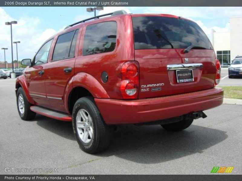 Inferno Red Crystal Pearl / Light Graystone 2006 Dodge Durango SLT