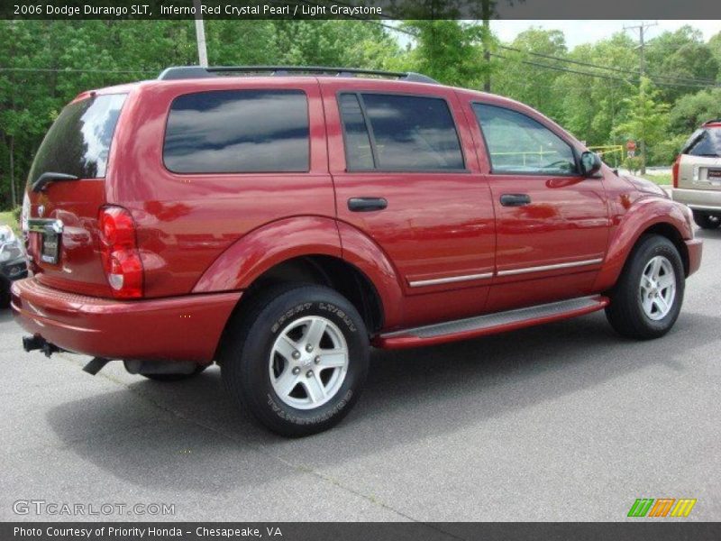 Inferno Red Crystal Pearl / Light Graystone 2006 Dodge Durango SLT