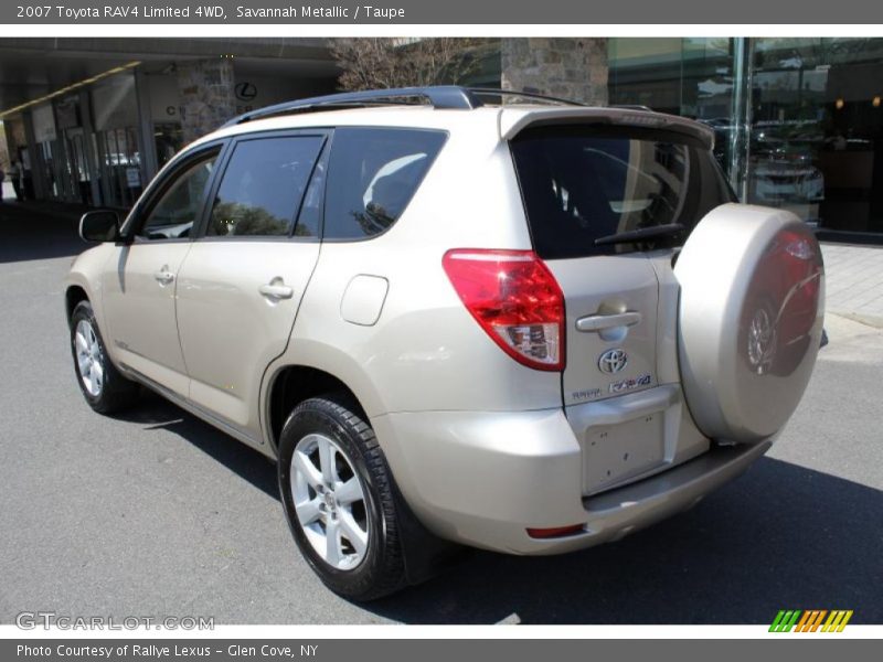 Savannah Metallic / Taupe 2007 Toyota RAV4 Limited 4WD