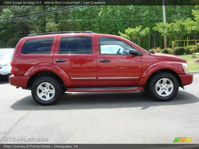 Inferno Red Crystal Pearl / Light Graystone 2006 Dodge Durango SLT