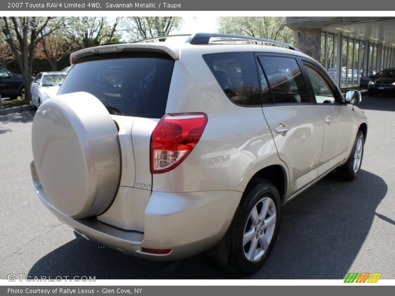 Savannah Metallic / Taupe 2007 Toyota RAV4 Limited 4WD