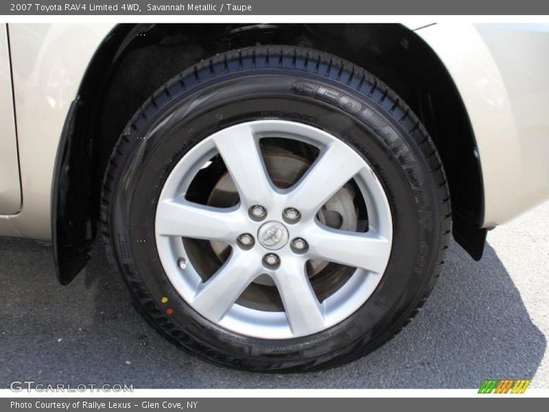 Savannah Metallic / Taupe 2007 Toyota RAV4 Limited 4WD