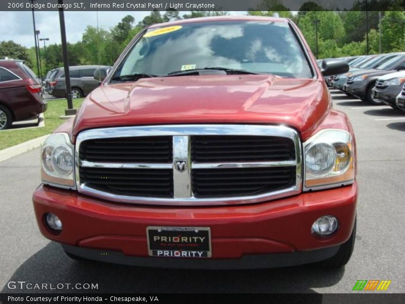 Inferno Red Crystal Pearl / Light Graystone 2006 Dodge Durango SLT