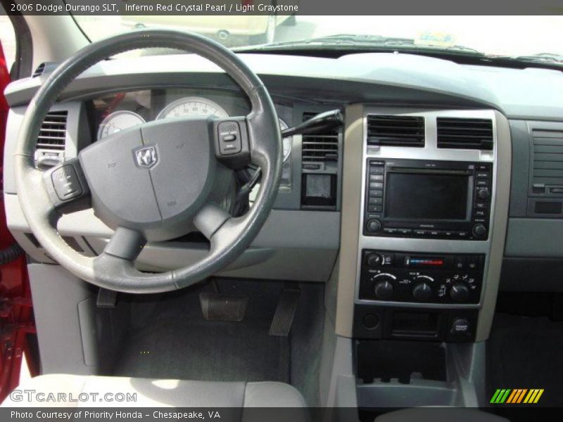 Inferno Red Crystal Pearl / Light Graystone 2006 Dodge Durango SLT