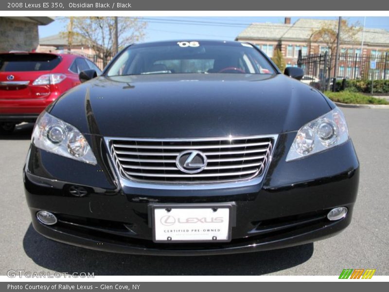 Obsidian Black / Black 2008 Lexus ES 350