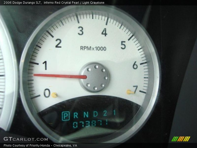 Inferno Red Crystal Pearl / Light Graystone 2006 Dodge Durango SLT