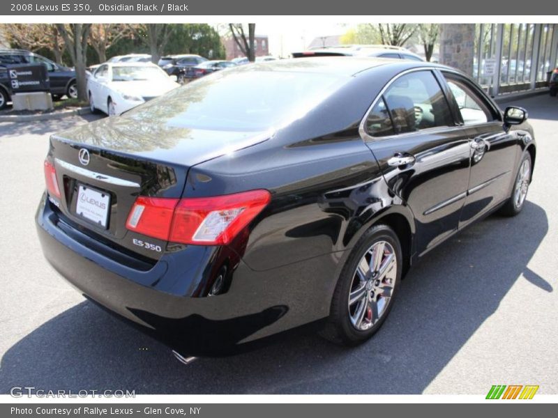 Obsidian Black / Black 2008 Lexus ES 350
