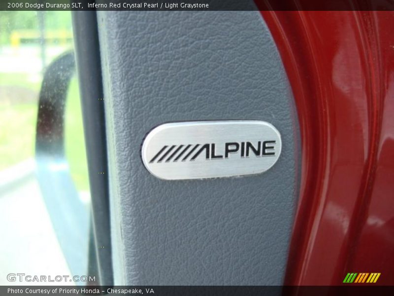 Inferno Red Crystal Pearl / Light Graystone 2006 Dodge Durango SLT