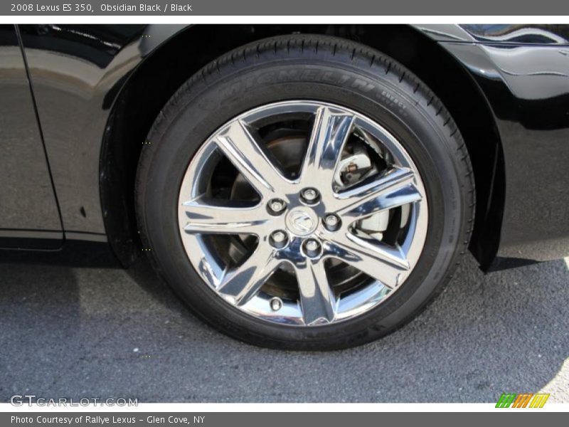 Obsidian Black / Black 2008 Lexus ES 350