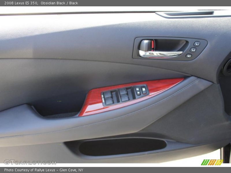 Obsidian Black / Black 2008 Lexus ES 350