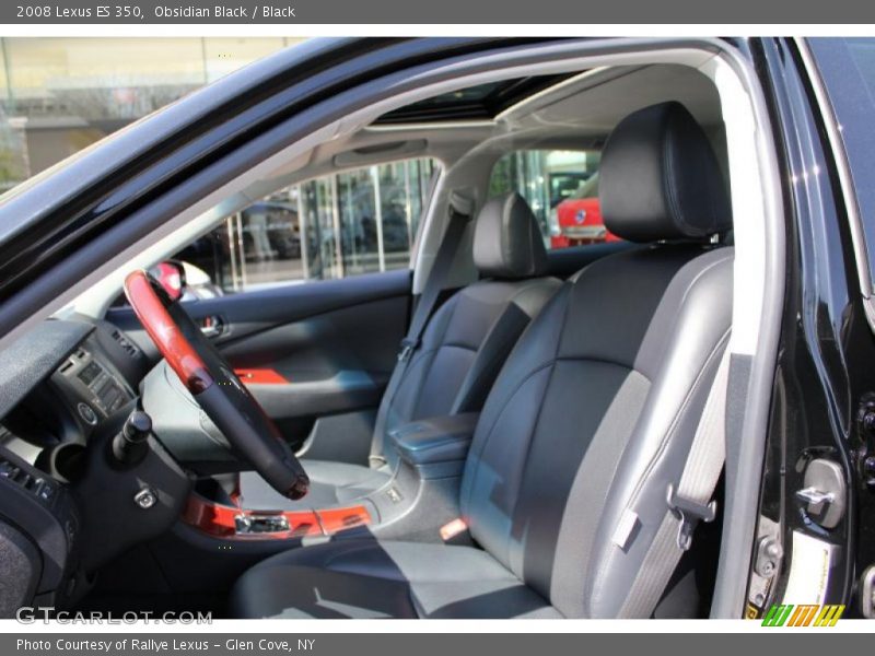 Obsidian Black / Black 2008 Lexus ES 350