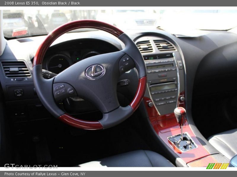 Obsidian Black / Black 2008 Lexus ES 350