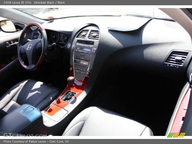 Obsidian Black / Black 2008 Lexus ES 350