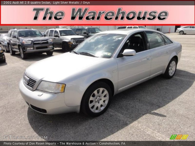 Light Silver Metallic / Onyx 2001 Audi A6 2.8 quattro Sedan