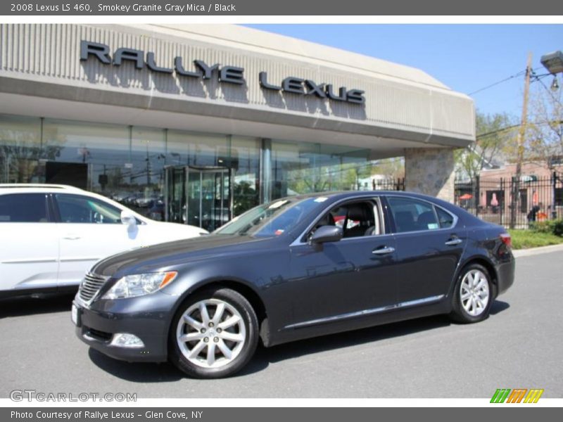 Smokey Granite Gray Mica / Black 2008 Lexus LS 460