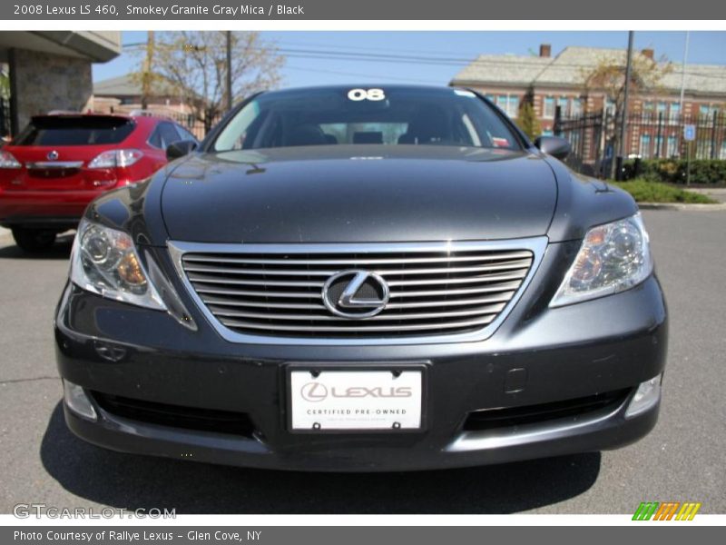 Smokey Granite Gray Mica / Black 2008 Lexus LS 460