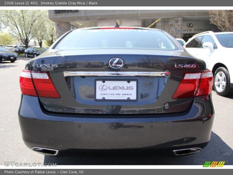 Smokey Granite Gray Mica / Black 2008 Lexus LS 460