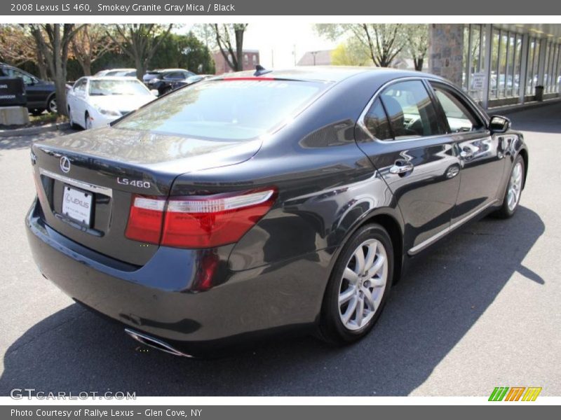 Smokey Granite Gray Mica / Black 2008 Lexus LS 460