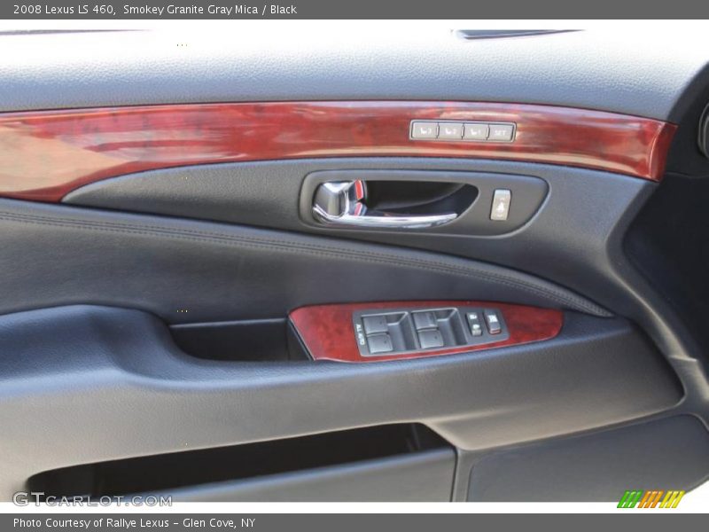 Smokey Granite Gray Mica / Black 2008 Lexus LS 460