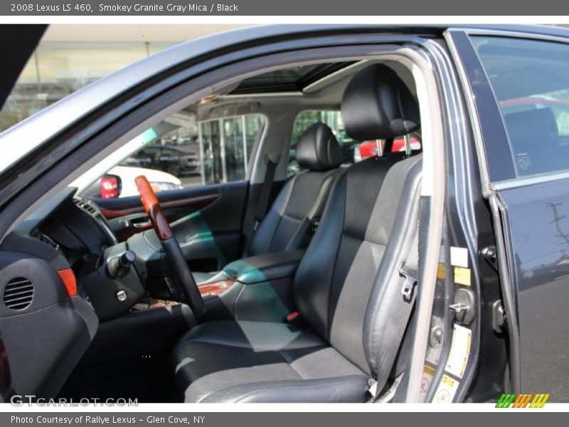 Smokey Granite Gray Mica / Black 2008 Lexus LS 460