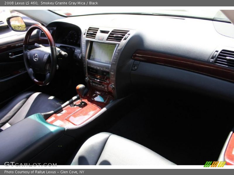 Smokey Granite Gray Mica / Black 2008 Lexus LS 460