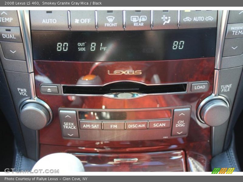 Smokey Granite Gray Mica / Black 2008 Lexus LS 460