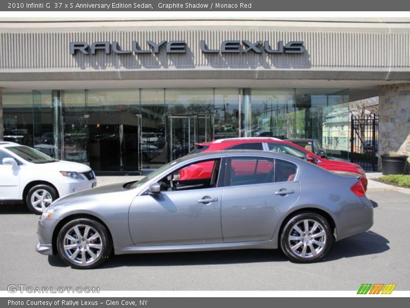 Graphite Shadow / Monaco Red 2010 Infiniti G  37 x S Anniversary Edition Sedan