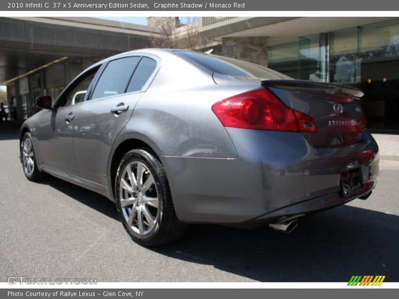 Graphite Shadow / Monaco Red 2010 Infiniti G  37 x S Anniversary Edition Sedan