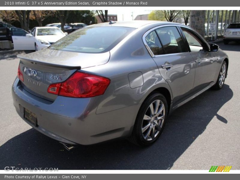 Graphite Shadow / Monaco Red 2010 Infiniti G  37 x S Anniversary Edition Sedan
