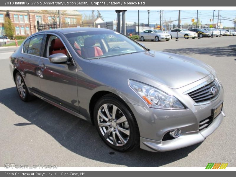 Front 3/4 View of 2010 G  37 x S Anniversary Edition Sedan