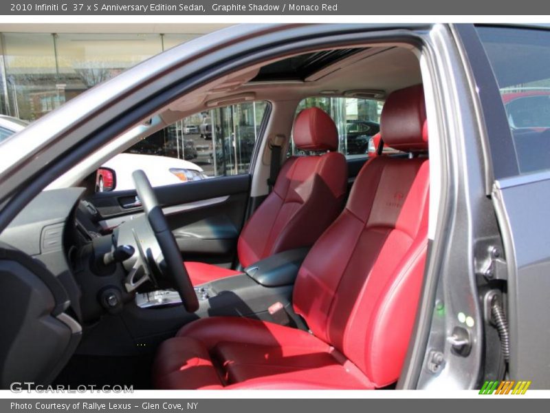  2010 G  37 x S Anniversary Edition Sedan Monaco Red Interior