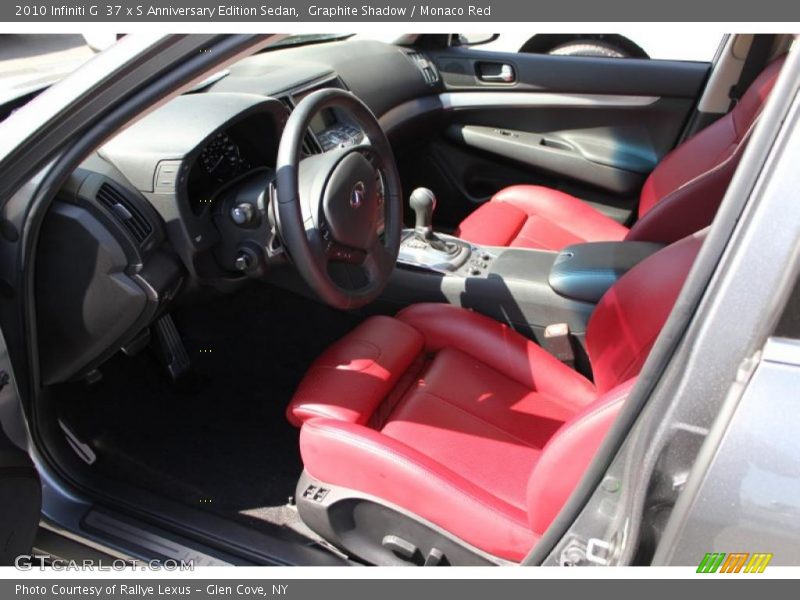  2010 G  37 x S Anniversary Edition Sedan Monaco Red Interior