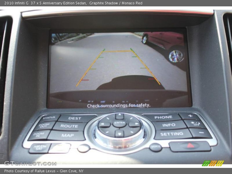 Controls of 2010 G  37 x S Anniversary Edition Sedan