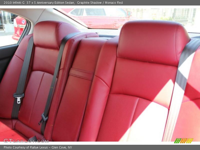  2010 G  37 x S Anniversary Edition Sedan Monaco Red Interior