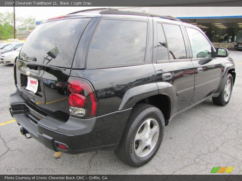 Black / Light Gray 2007 Chevrolet TrailBlazer LS