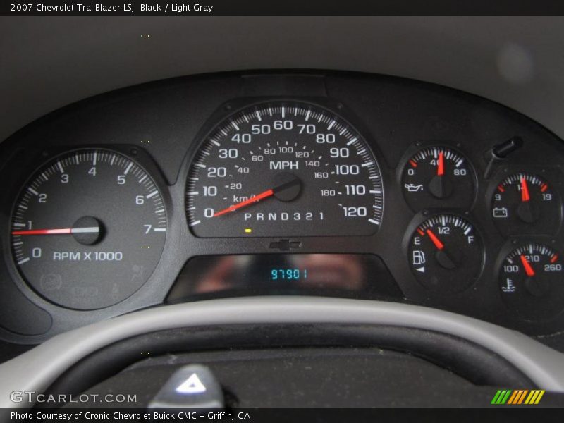 Black / Light Gray 2007 Chevrolet TrailBlazer LS