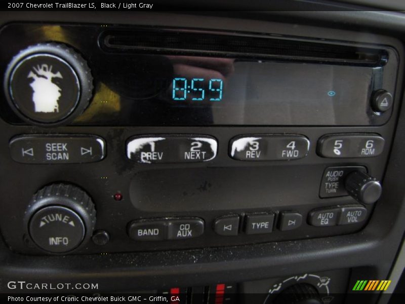 Black / Light Gray 2007 Chevrolet TrailBlazer LS