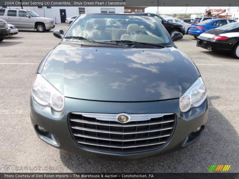 Onyx Green Pearl / Sandstone 2004 Chrysler Sebring LXi Convertible