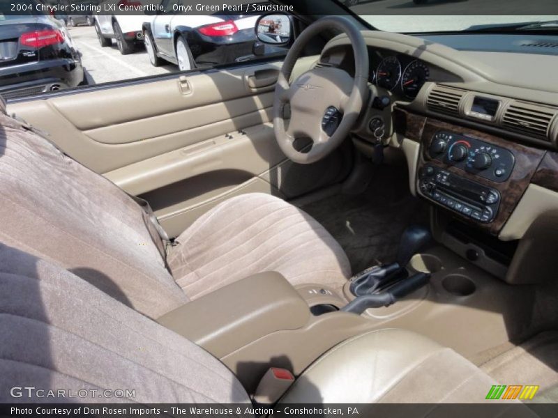 Onyx Green Pearl / Sandstone 2004 Chrysler Sebring LXi Convertible