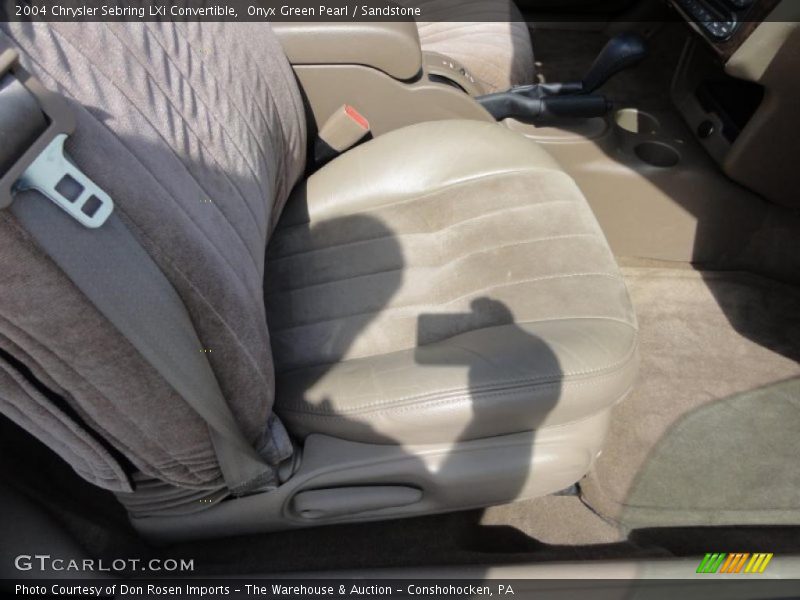 Onyx Green Pearl / Sandstone 2004 Chrysler Sebring LXi Convertible