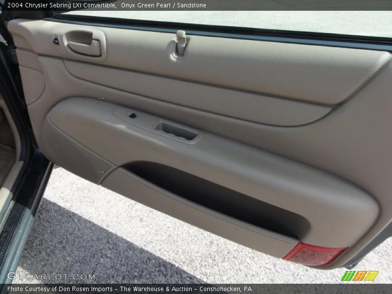 Onyx Green Pearl / Sandstone 2004 Chrysler Sebring LXi Convertible