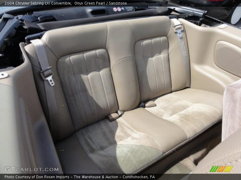 Onyx Green Pearl / Sandstone 2004 Chrysler Sebring LXi Convertible
