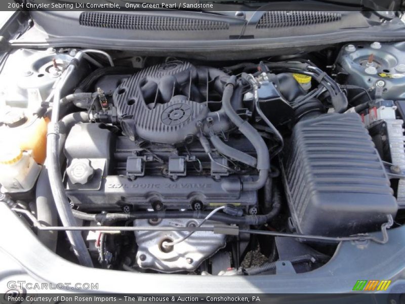 Onyx Green Pearl / Sandstone 2004 Chrysler Sebring LXi Convertible