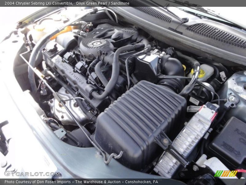 Onyx Green Pearl / Sandstone 2004 Chrysler Sebring LXi Convertible