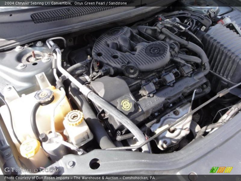 Onyx Green Pearl / Sandstone 2004 Chrysler Sebring LXi Convertible
