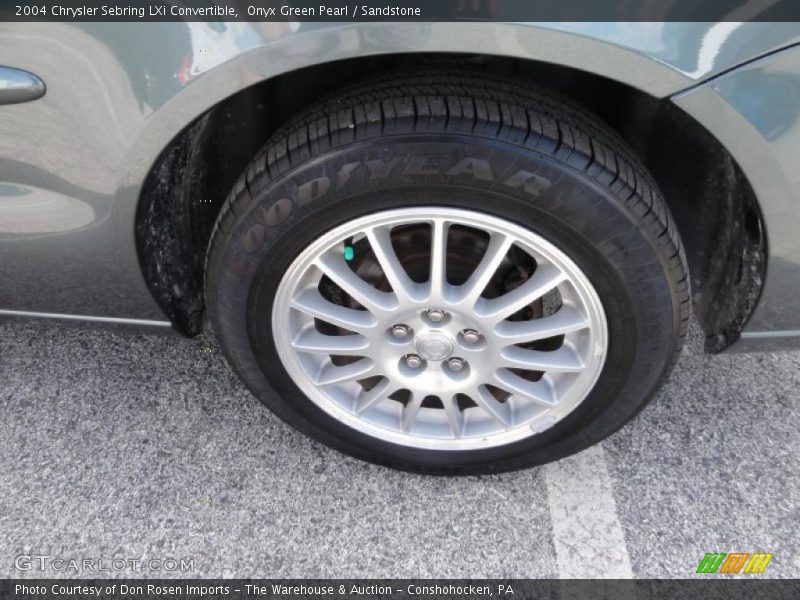 Onyx Green Pearl / Sandstone 2004 Chrysler Sebring LXi Convertible