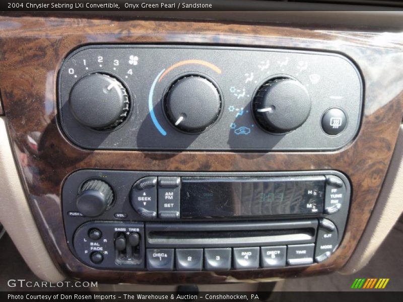 Onyx Green Pearl / Sandstone 2004 Chrysler Sebring LXi Convertible