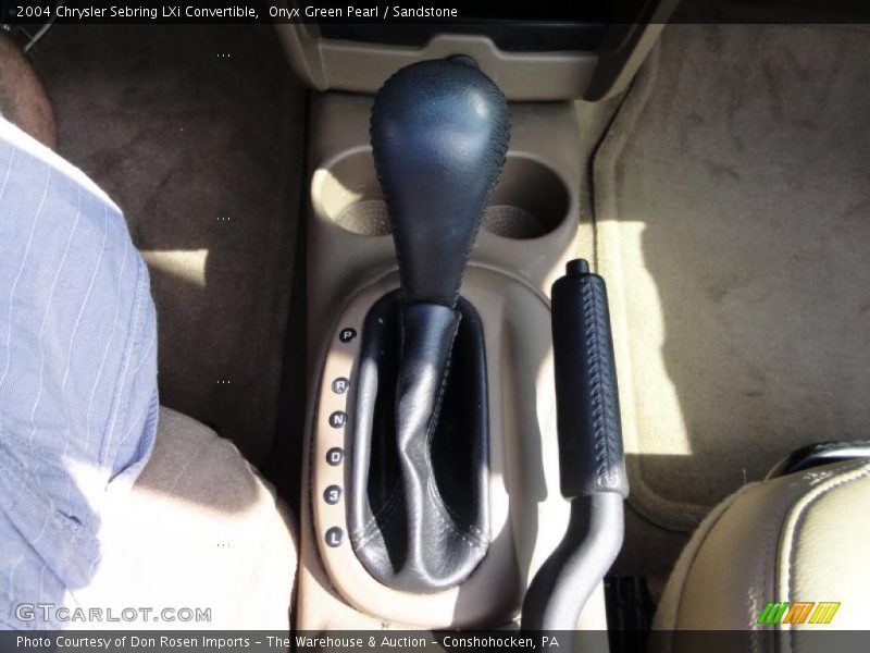 Onyx Green Pearl / Sandstone 2004 Chrysler Sebring LXi Convertible