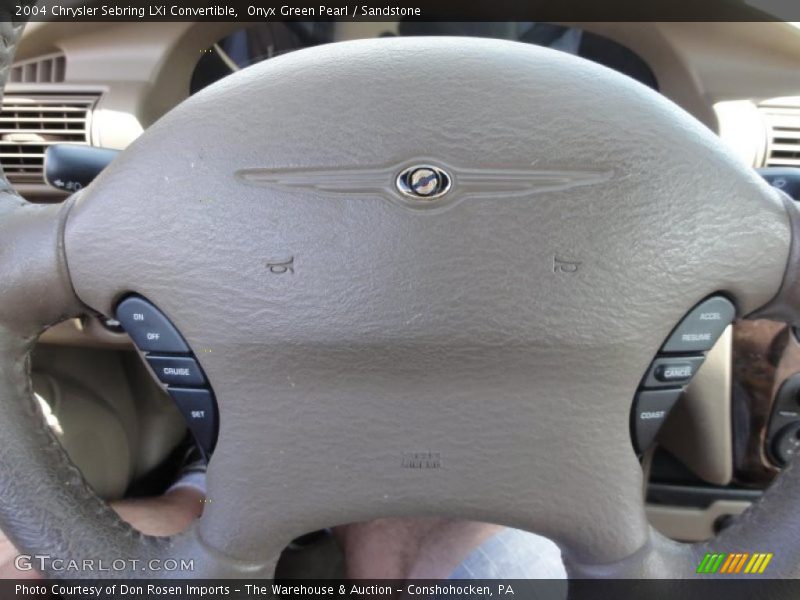 Onyx Green Pearl / Sandstone 2004 Chrysler Sebring LXi Convertible